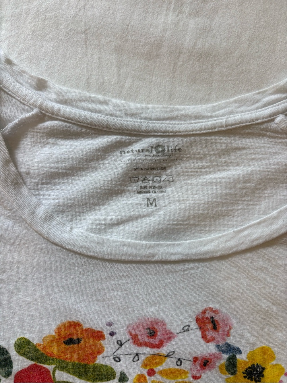 Natural Life “Soul Happy” Graphic Tee size M - Picture 3 of 3